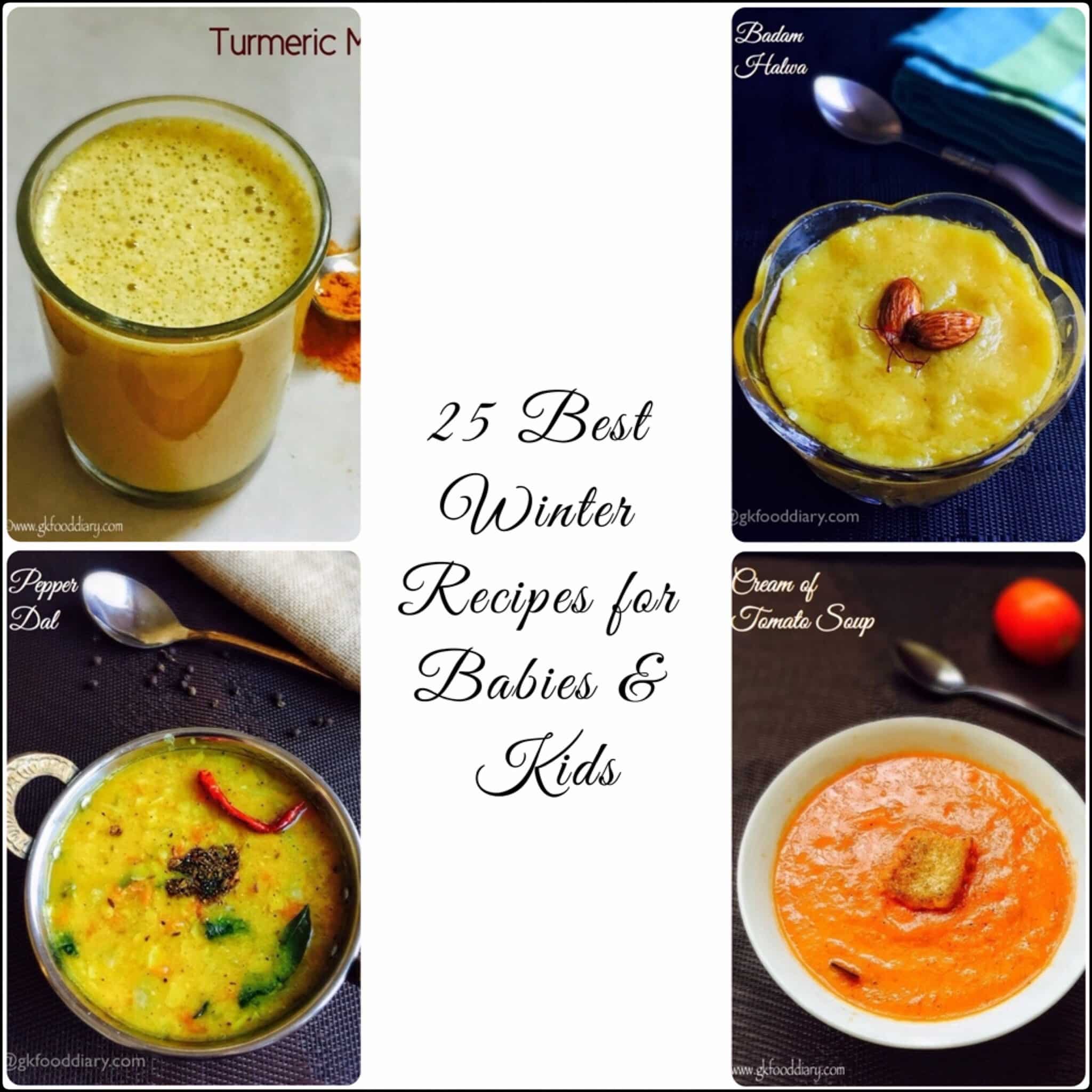 Winter Recipes for Babies and Kids