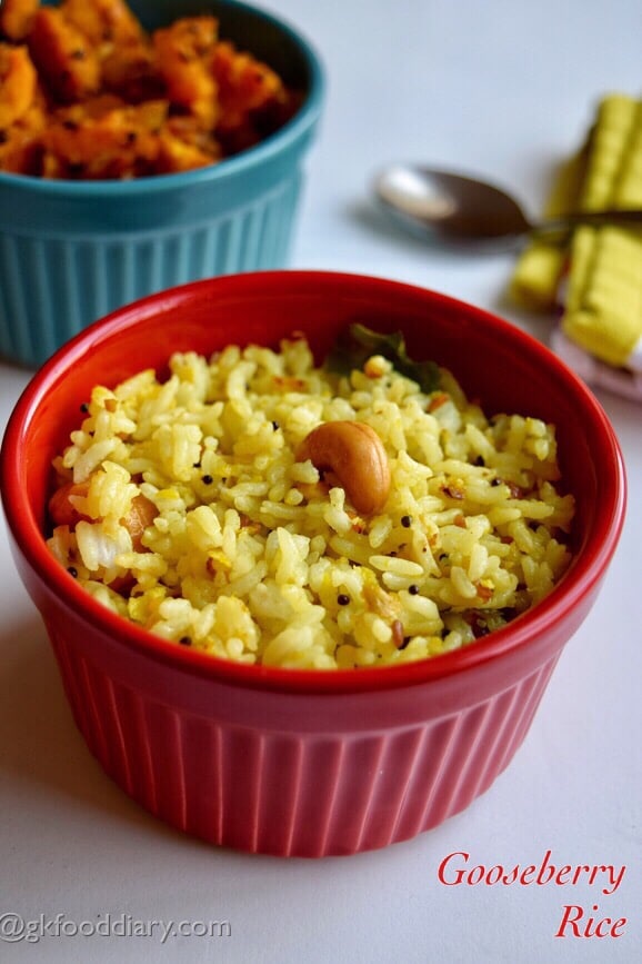 Gooseberry Rice Recipe for Toddlers,Kids