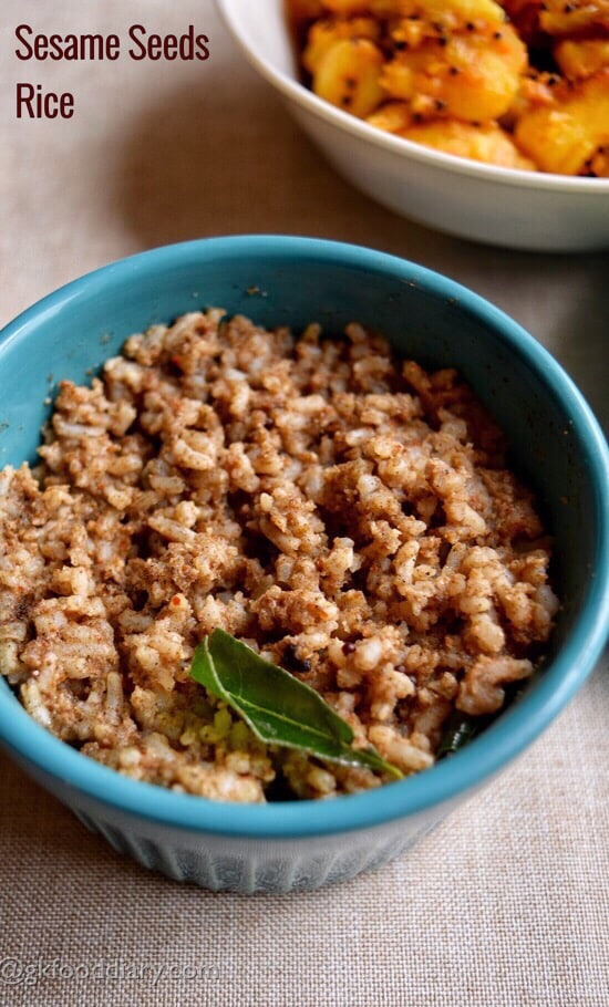 Sesame Seeds Rice Recipe for Toddlers,Kids