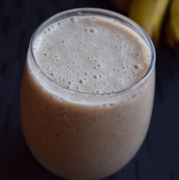 Oats Banana Smoothie Recipe for Toddlers and Kids