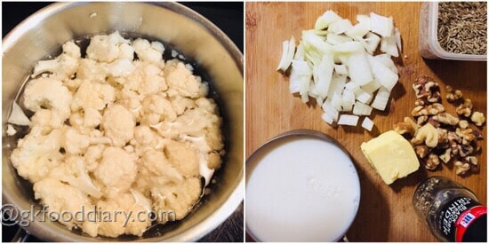 Cauliflower Soup Recipe Step 1