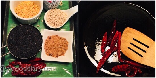 Sesame Seed Powder Recipe Step 1