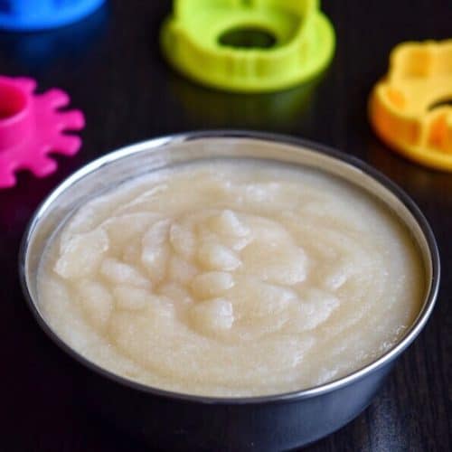 Apple Rice Porridge Recipe for Babies and Toddlers Baby Food