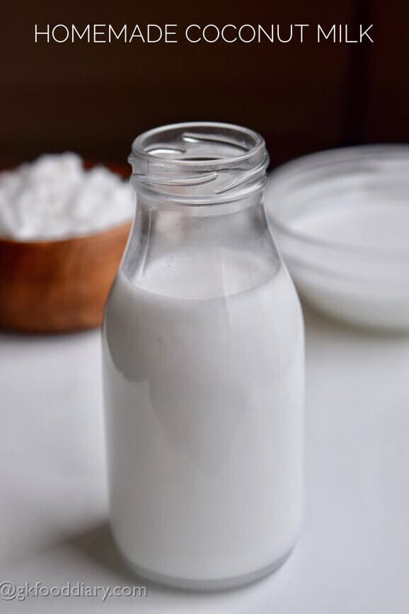 Homemade Coconut Milk Recipe | Coconut