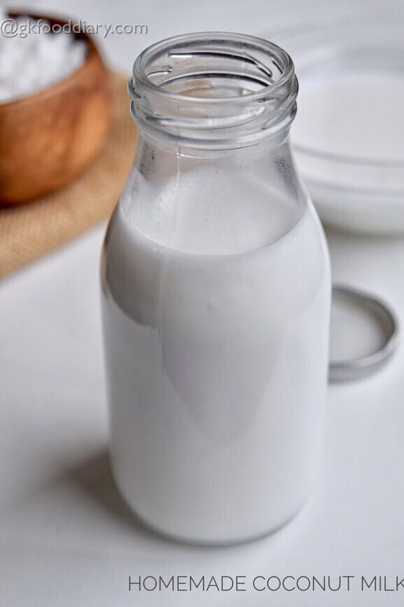 Homemade Coconut Milk for Babies ,Toddlers