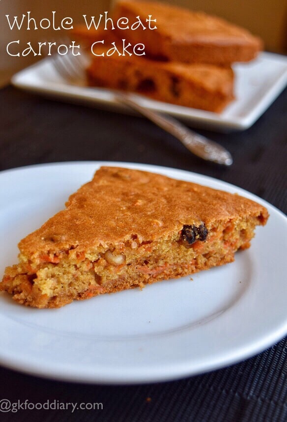 Whole Wheat Carrot Cake | Bread - Cook With Renu