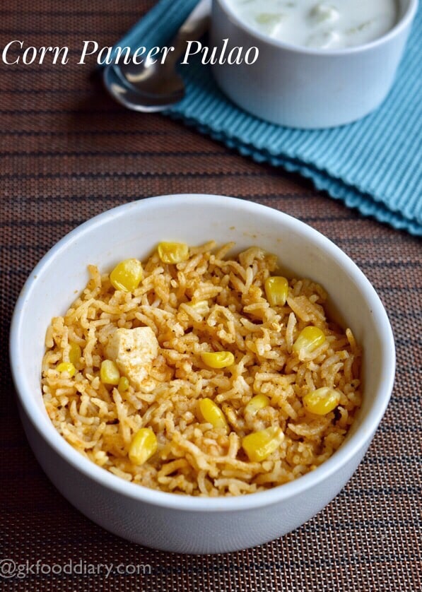 Corn Paneer Pulao