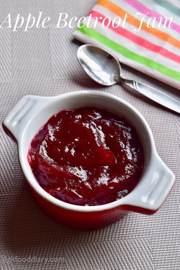 Apple Beetroot Jam Recipe for Toddlers