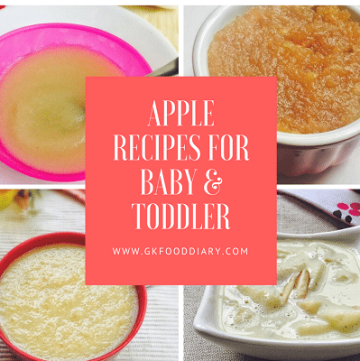 Apple Recipes for Baby & Toddlers