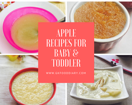 Apple Recipes for Baby & Toddlers