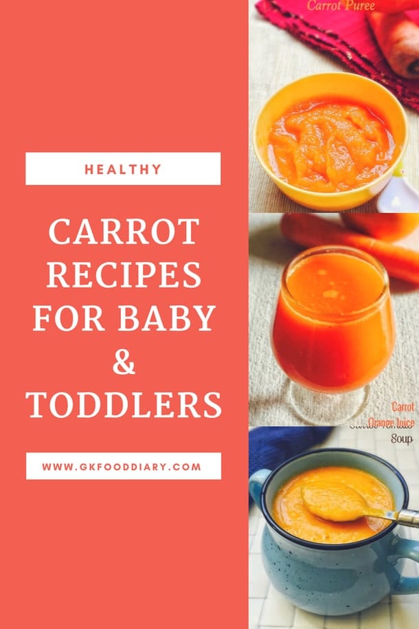 Carrot Baby Food Recipes | When Can I give my Baby Carrot 1