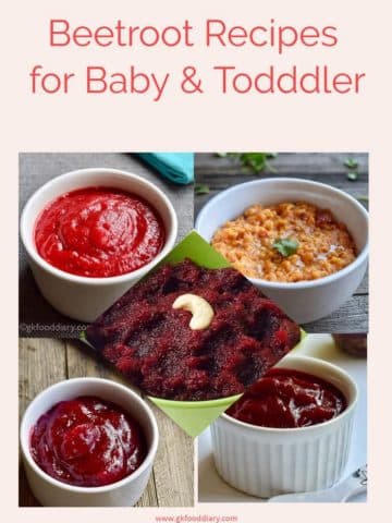 Beetroot Baby Food Recipes
