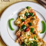 Pizza Style Omelette Recipe for Toddlers & Kids