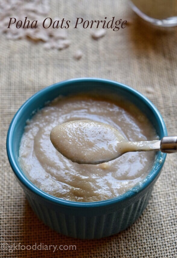 Poha Oats Porridge Recipe