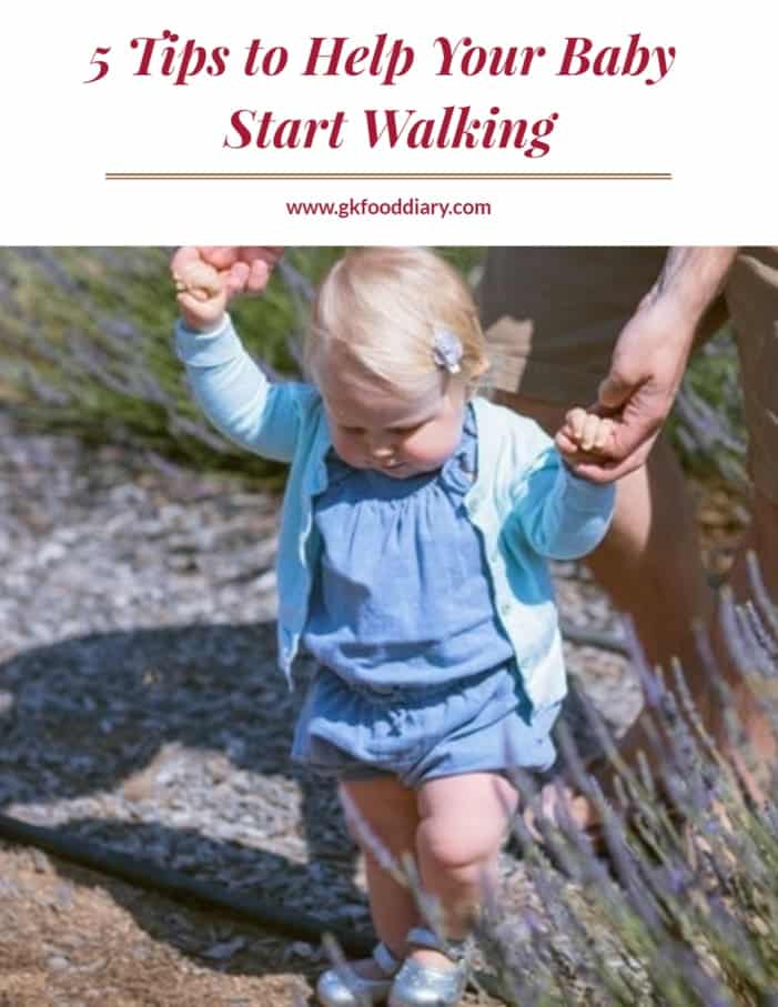 how to help your child start walking