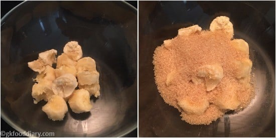 Sathu Maavu Banana Muffins Step 2