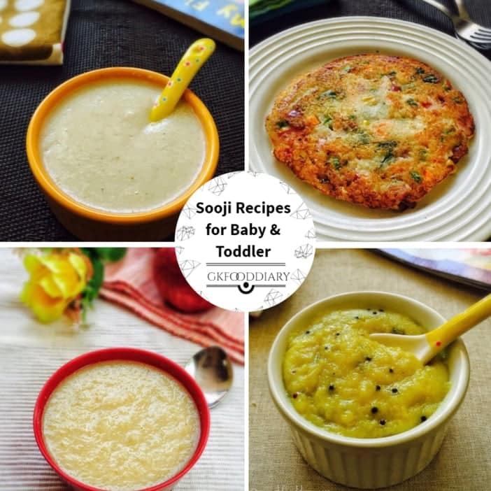 Sooji Recipes for Baby & Toddler