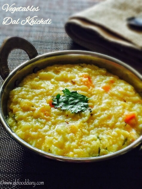 Vegetables Dal Khichdi