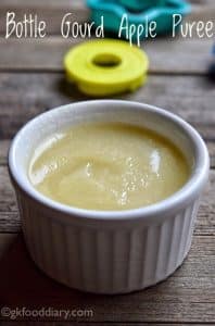 Bottle Gourd Puree (with Apple )