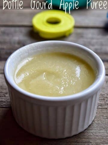 Bottle Gourd Puree (with Apple )
