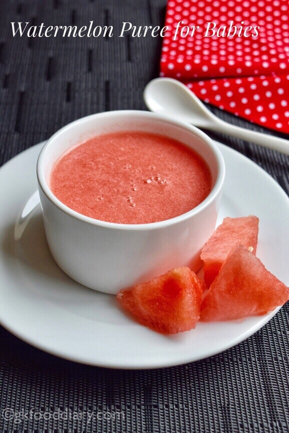 Watermelon Puree Recipe for Babies