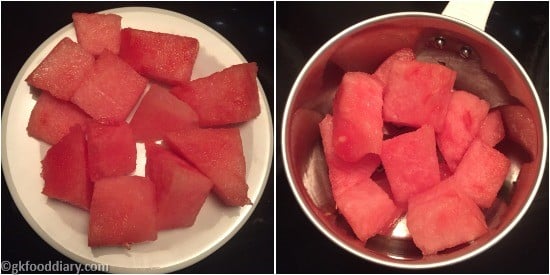 Watermelon Puree for Baby - Step 2