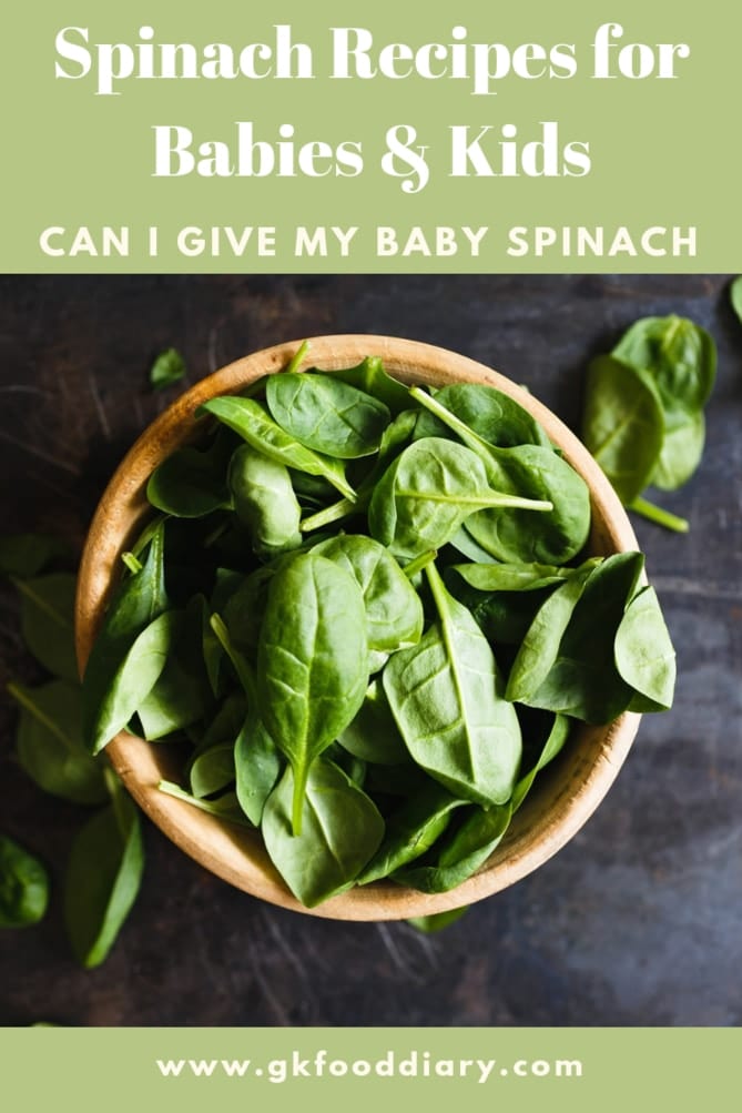 Spinach Recipes For Babies And Kids Can I Give My Baby Spinach