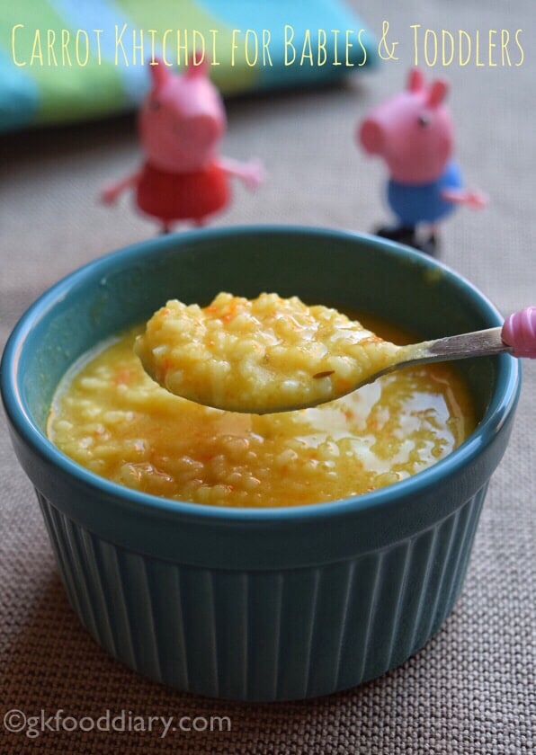 Carrot Khichdi Recipe for Toddlers