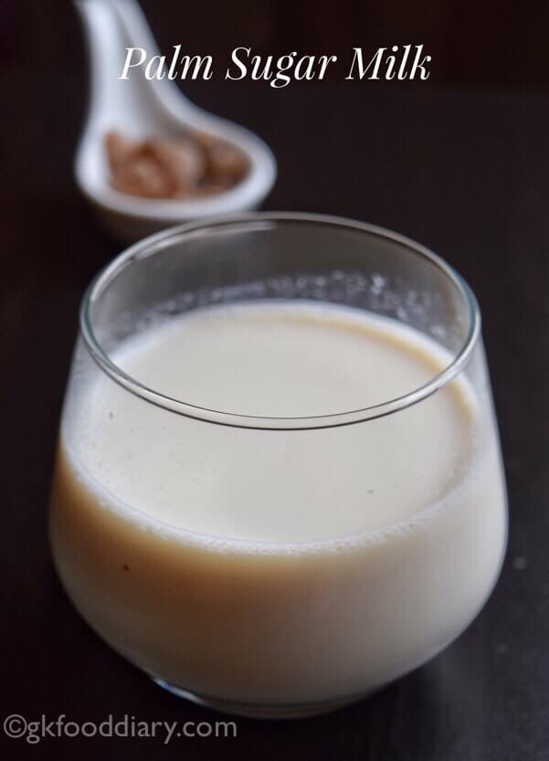 Palm sugar candy milk Recipe for Toddlers and Kids