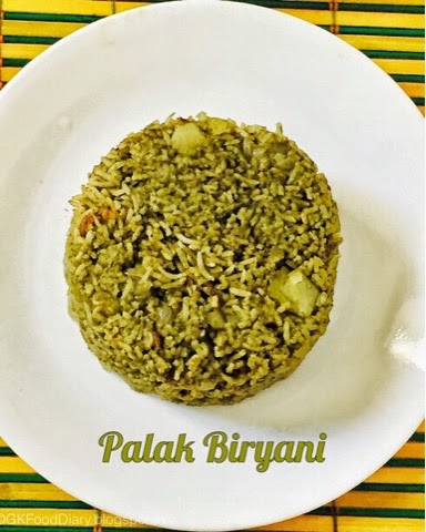 Can I give my Baby Spinach - Spinach Biriyani