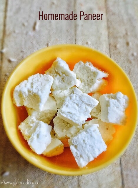 Homemade Paneer