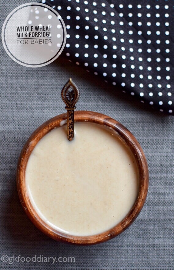 Whole Wheat Milk Porridge recipe