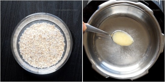 Barley Moong Dal Khichdi Recipe Step 1