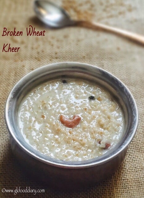 8 Broken Wheat/Dalia Recipes for Babies Toddlers, and Kids | When Can I ...