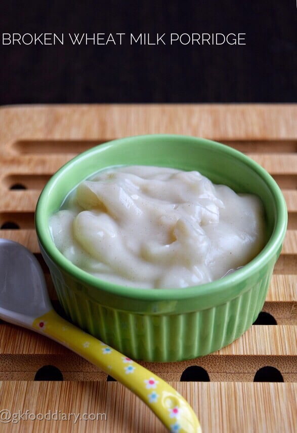 Broken Wheat Milk Porridge