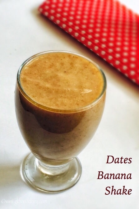 Dates Banana Milkshake