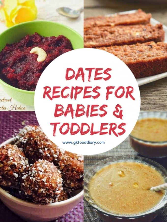 Dates Recipes For Babies and Kids