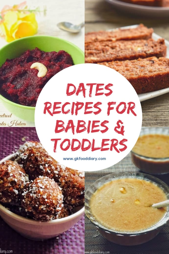 Dates Recipes For Babies and Kids