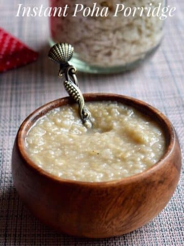 Instant Poha Porridge For Babies and Toddlers