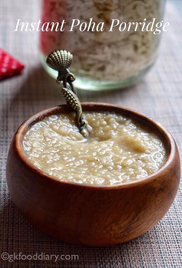 Instant Poha Porridge For Babies