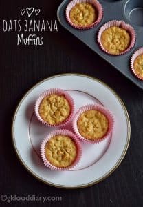 Oats Banana muffins