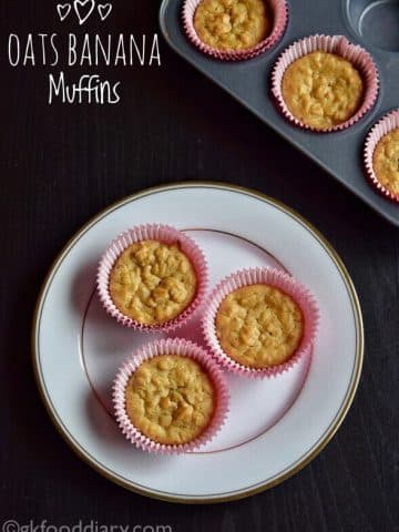 Oats Banana muffins