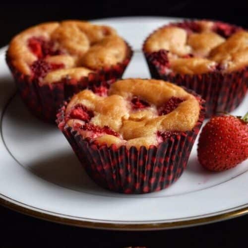 Whole Wheat Strawberry Muffins Recipe for Toddlers and Kids