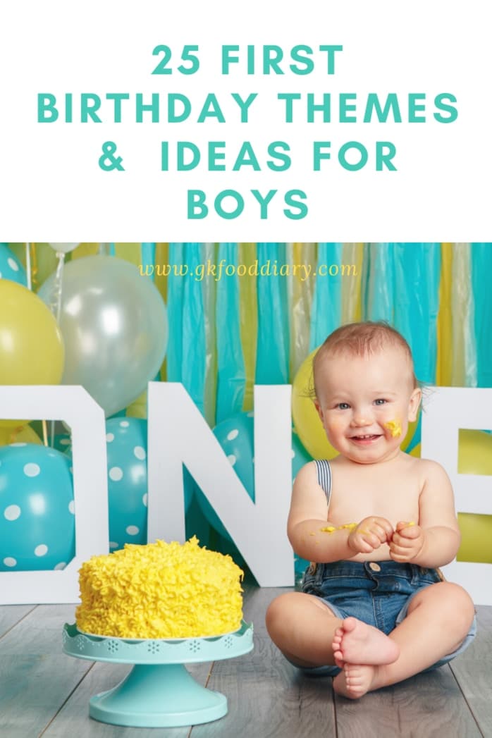 25 First Birthday Themes and Ideas For Boys