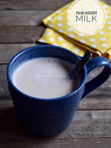 Palm Jaggery milk Recipe