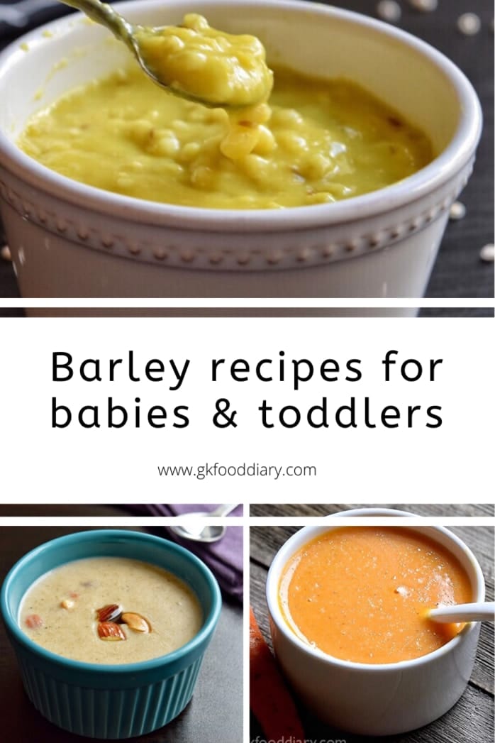 Barley Recipes for Babies and Toddlers