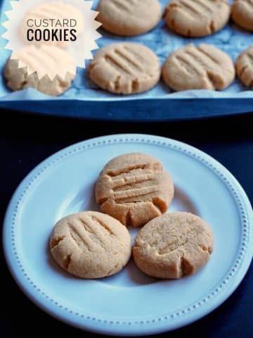 Whole Wheat Custard Cookies Recipe for Toddlers and Kids