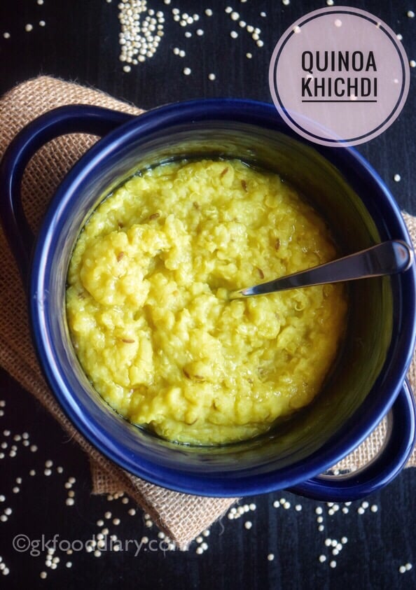 Quinoa Khichdi Recipe for Babies & Toddlers