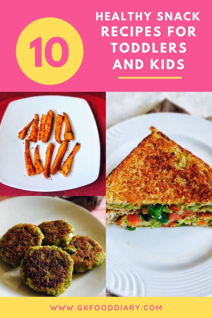 10 Healthy Evening snacks for Toddlers and Kids