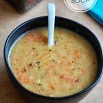 Carrot Moong Dal Soup Recipe for Babies and Toddlers